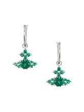 Vivienne Westwood FEODORITA HOOP EARRINGS - Mint Green