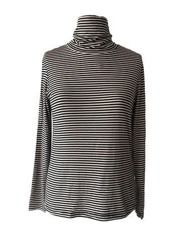 MAMA B AW24 Baobab MR t-shirt - Nero Stripe