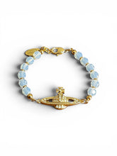 Vivienne Westwood Messaline Bracelet - Gold / White Opal