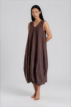 WDTS Mischa Dress Brown Linen