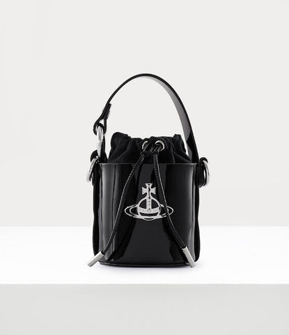 AW23 Vivienne Westwood Shiny Patent Mini Daisy Bag