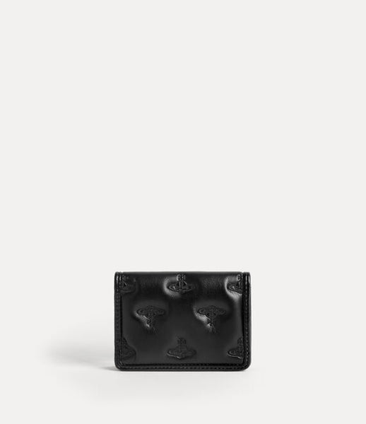 Vivienne Westwood AW26 FLAP CARD HOLDER Black