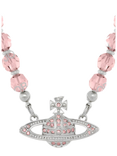 Vivienne Westwood Messaline Choker Platinum / Vintage Rose