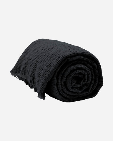 Bed throw, BNHilda, Coal