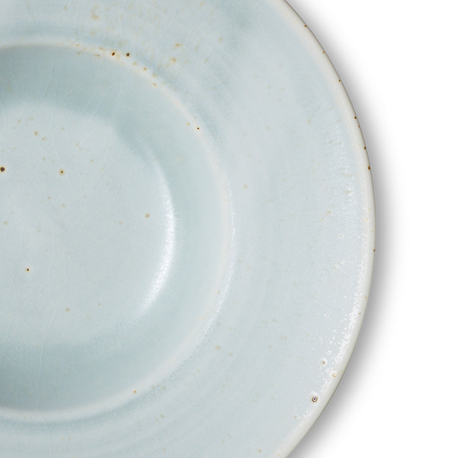 HKLiving Chef ceramics: pasta plate, soft blue