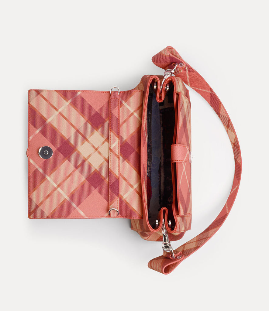 Vivienne Westwood fraser pink Hazel medium handbag