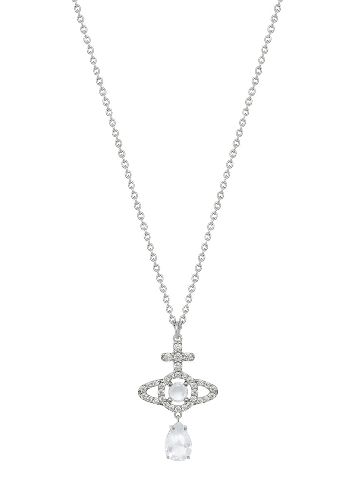 Vivienne Westwood Olympia CZ drop pendant