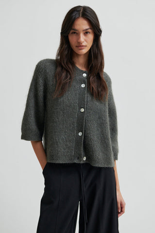 Second Female Andrea Knit Rib Cardigan