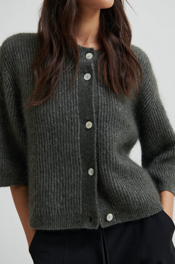Second Female Andrea Knit Rib Cardigan