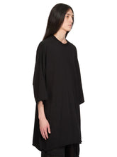 Rick Owens SS26 Temple Tommy T In Black Classic Cotton Jersey