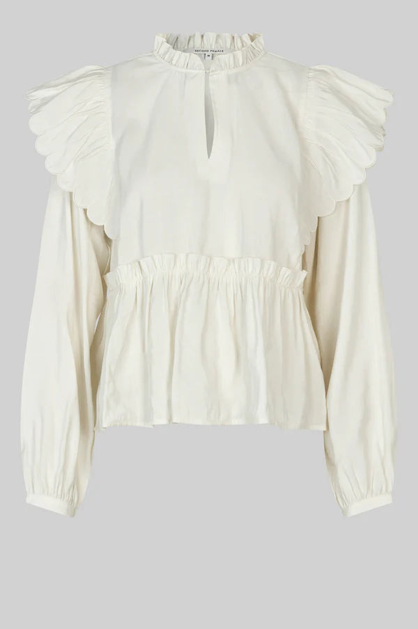 Second Female Terra Frill Blouse Tofu