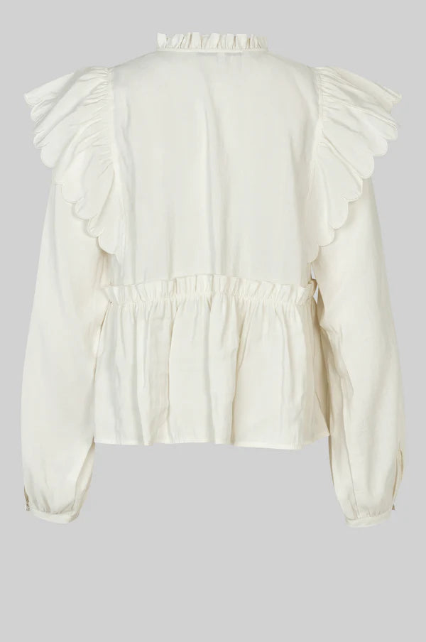 Second Female Terra Frill Blouse Tofu