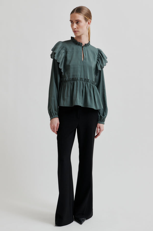 Second Female Terra Frill Blouse Urban Chic