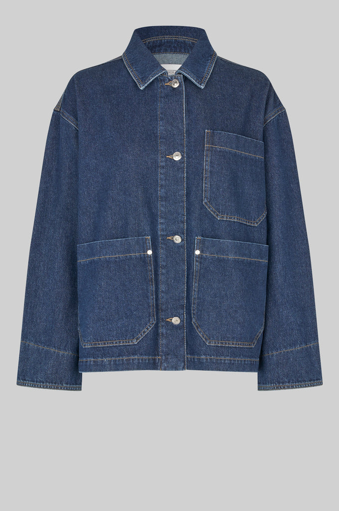 Second Female Columbo Jacket - Dark Blue Denim