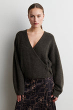 Second Female Gabby Wrap Knit - Black Olive