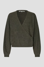 Second Female Gabby Wrap Knit - Black Olive