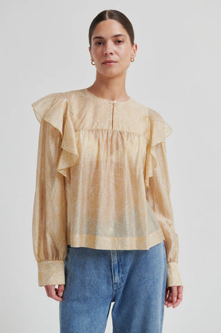 Second Female Hide Ruffle Blouse