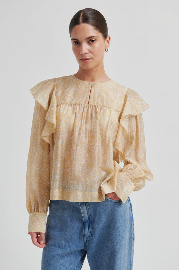 Second Female Hide Ruffle Blouse