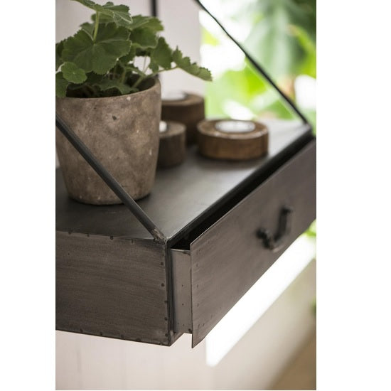 Brooklyn Metal Shelf With Drawer by Ib Laursen