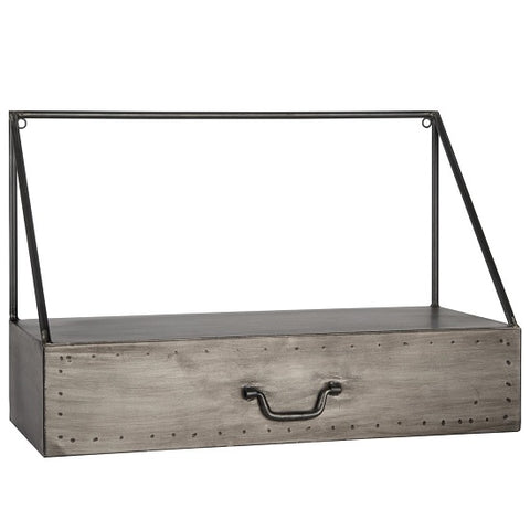 Brooklyn Metal Shelf With Drawer by Ib Laursen