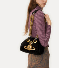 Vivienne Westwood mohair effect archive chain handbag