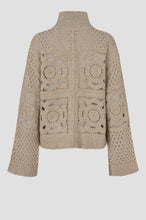 Second Female Crosette Knit Cardigan - Camel