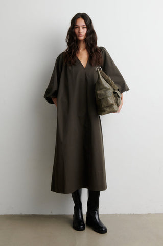 Second Female Viana Dress - Black Olive