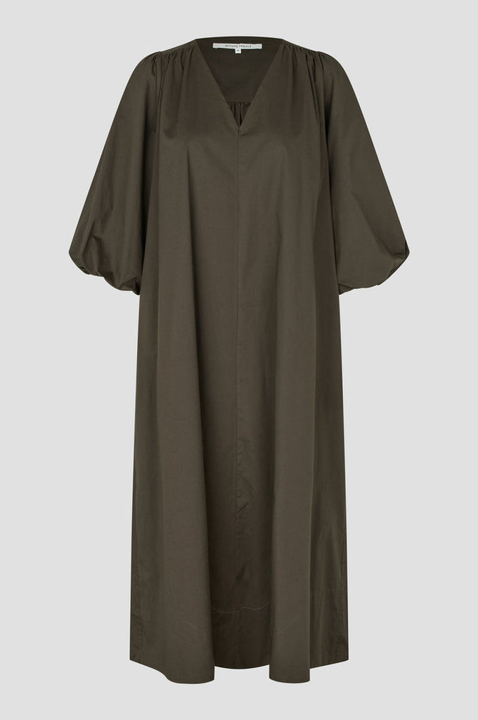 Second Female Viana Dress - Black Olive