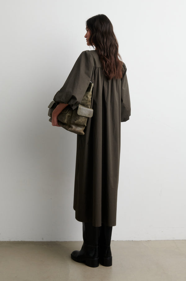 Second Female Viana Dress - Black Olive