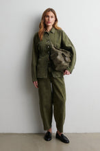 Second Female Jaye Denim Barrel Jeans - Green Denim