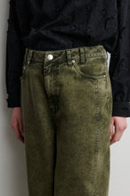 Second Female Jaye Denim Barrel Jeans - Green Denim
