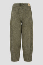 Second Female Jaye Denim Barrel Jeans - Green Denim