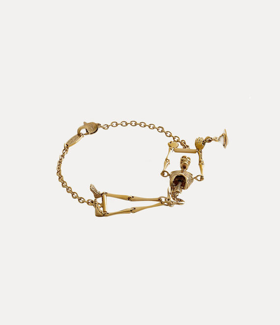 Vivienne Westwood Skeleton Bracelet - Gold