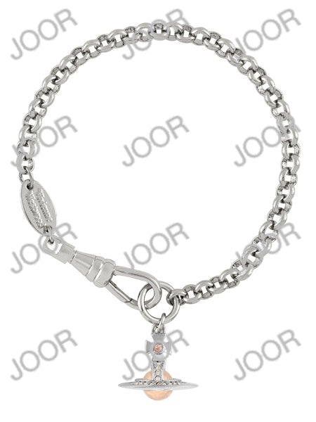 Vivienne Westwood New Petite Orb Bracelet Light Peach / Light Gold