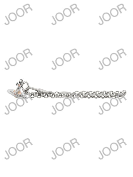 Vivienne Westwood New Petite Orb Bracelet Light Peach / Light Gold