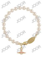 Vivienne Westwood Simonetta Pearl Bracelet Gold / Creamrose / Pink