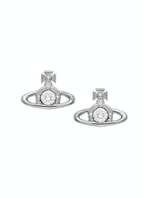 Vivienne Westwood Nano Solitaire Earrings - Platinum Crystal