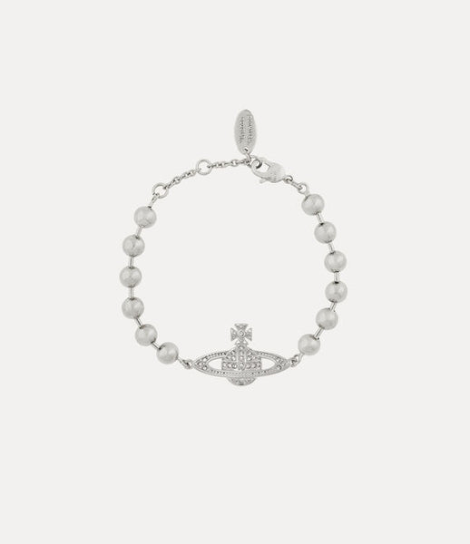 Vivienne Westwood Thames Mini Bas Relief Bracelet Platinum