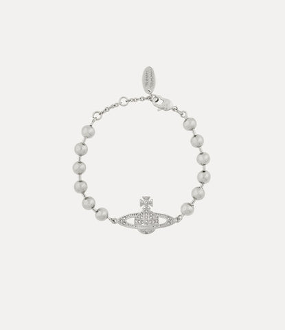 Vivienne Westwood Thames Mini Bas Relief Bracelet Platinum