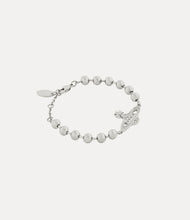 Vivienne Westwood Thames Mini Bas Relief Bracelet Platinum
