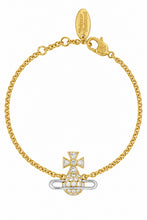 Vivienne Westwood HECTORINA BRACELET - GOLD / PLATINUM / WHITE CZ