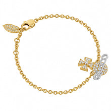 Vivienne Westwood HECTORINA BRACELET - GOLD / PLATINUM / WHITE CZ
