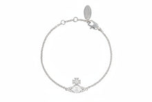 Vivienne Westwood ONDINA BRACELET - PLATINUM / WHITE CZ