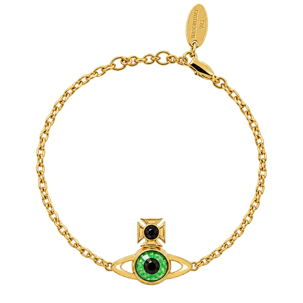 Vivienne Westwood DEANNA BRACELET - GOLD / GREEN
