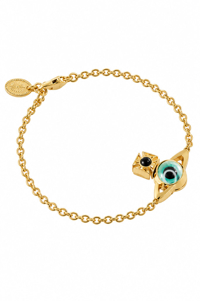 Vivienne Westwood DEANNA BRACELET - GOLD / GREEN