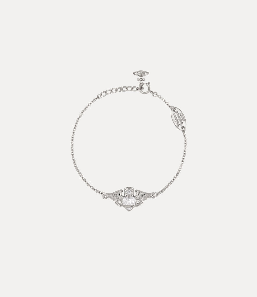 Vivienne Westwood GALENA BRACELET (925) - PLATINUM / WHITE CZ