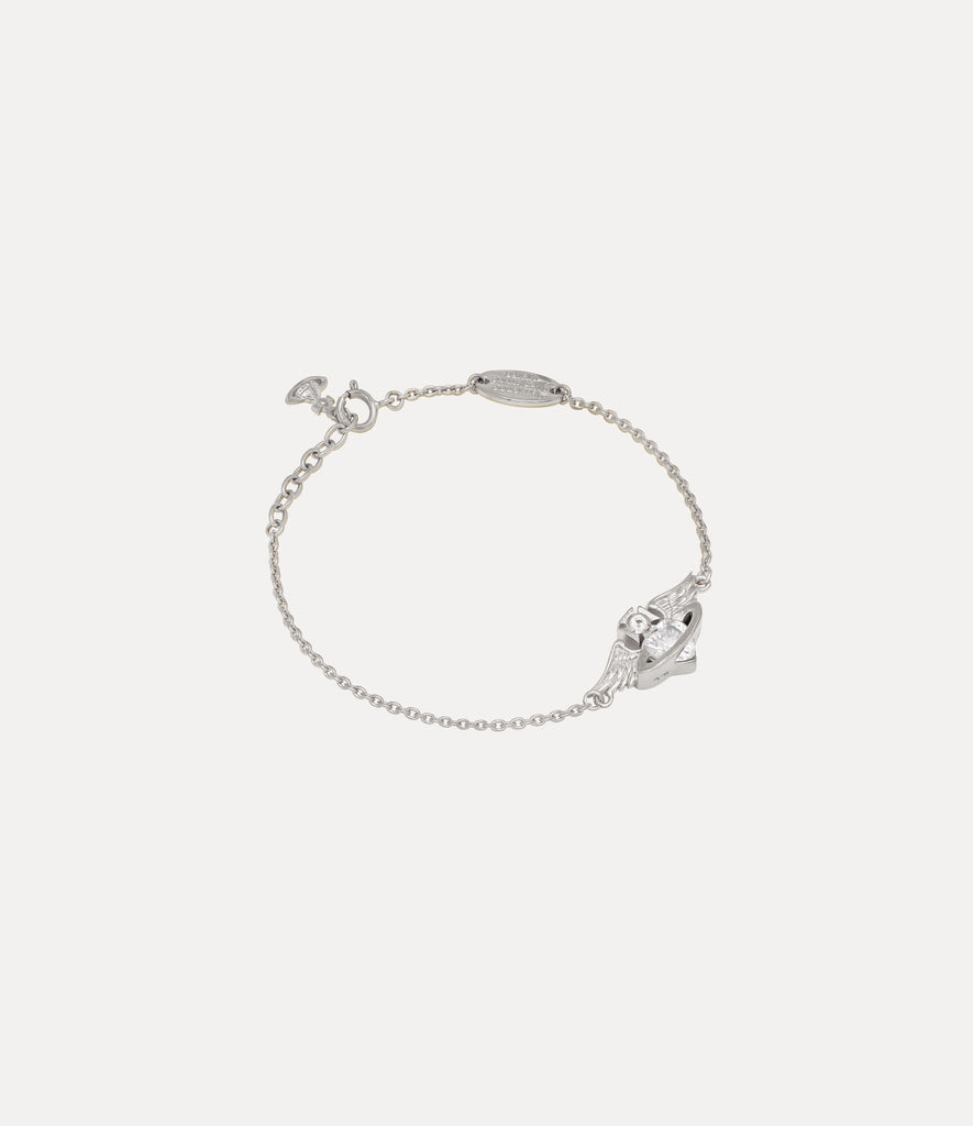 Vivienne Westwood GALENA BRACELET (925) - PLATINUM / WHITE CZ