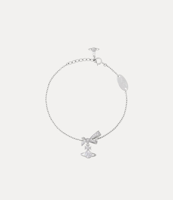 Vivienne Westwood ANGELIQUE BRACELET (925) - PLATINUM / WHITE CZ