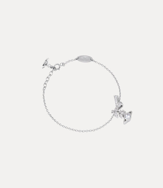 Vivienne Westwood ANGELIQUE BRACELET (925) - PLATINUM / WHITE CZ
