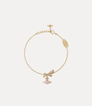 Vivienne Westwood ANGELIQUE BRACELET (925) - GOLD / LAVENDER PINK CZ